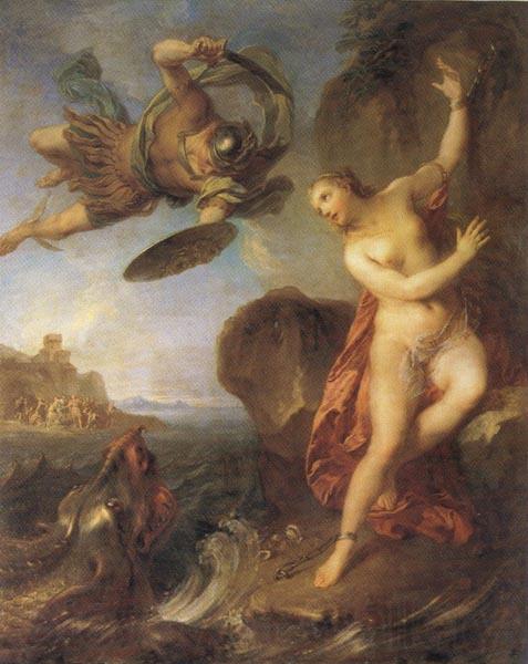 Francois Lemoine Perseus and Andromeda Norge oil painting art